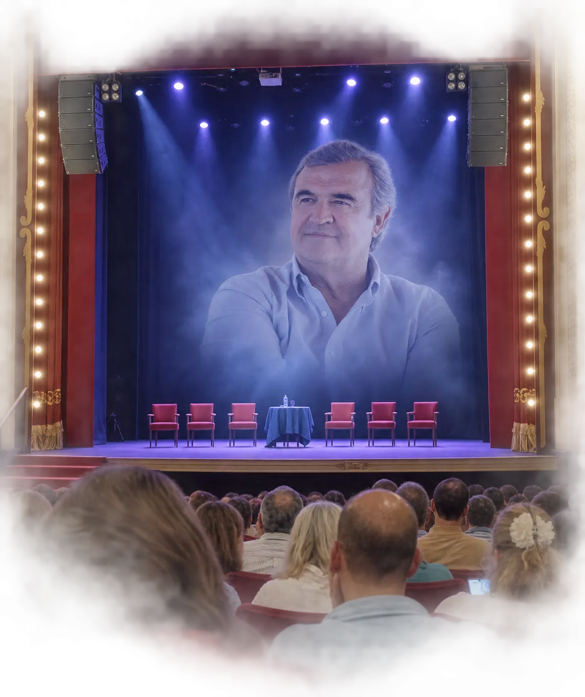 Foto sobre El espíritu de Jorge Larrañaga se hizo presente en el teatro Florencio Sánchez
